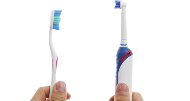 Manual toothbrush vs electric tooth brush